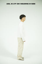 Raglan cut BALNK Long sleeve - WHITE